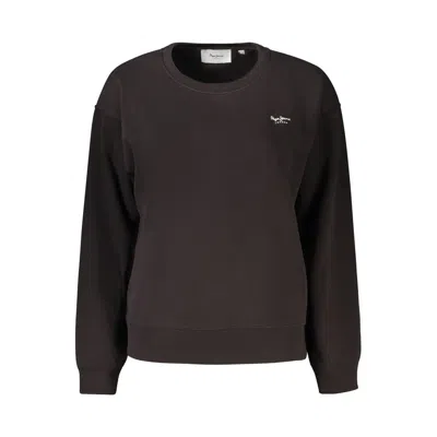 Pepe Jeans Black Polyester Women Sweatshirt In Brown