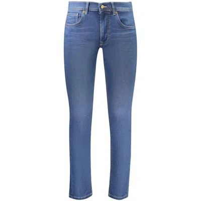 Pepe Jeans Blu Cotton Men Jeans In Blue