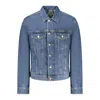 Pepe Jeans Blue Cotton Denim Jacket In Blue