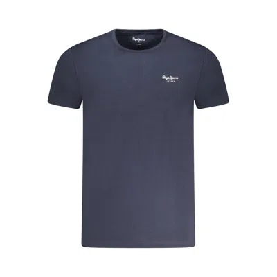 Pepe Jeans Blue Cotton Men T-shirt