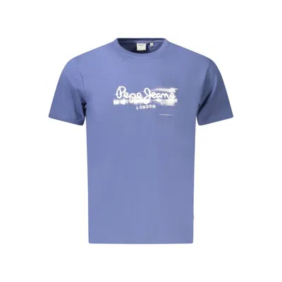Pepe Jeans Blue Cotton Men T-shirt