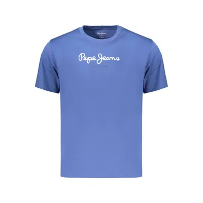 Pepe Jeans Blue Cotton Men's T-shirt