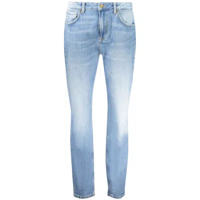 Pepe Jeans Blue Cotton Tapered Jeans