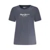 Pepe Jeans Blue Cotton Women T-shirt