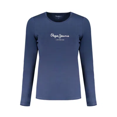 Pepe Jeans Blue Cotton Women's T-shirt In Multi