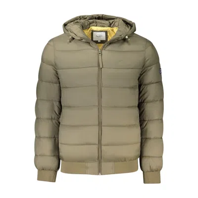 Pepe Jeans Brown Polyamide Jackets & Coat In Green