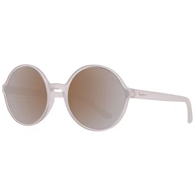 Pepe Jeans Clear Plastic Sunglasses In Multi