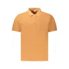 Pepe Jeans Orange Cotton Men Polo Shirt In Orange