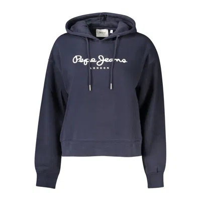 Pepe Jeans Cotton Women Women's Hoodie In Blue
