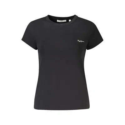 Pepe Jeans Cotton Women Women's T-shirt In Black