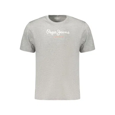 Pepe Jeans Gray Cotton Men's T-shirt