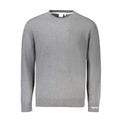 Pepe Jeans Gray Cotton Sweater