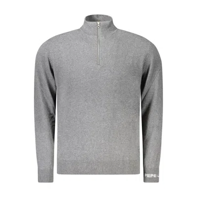 Pepe Jeans Gray Cotton Sweater