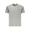 Pepe Jeans Gray Organic Cotton Men T-shirt In Gray