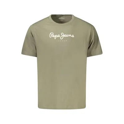 Pepe Jeans Green Cotton Men T-shirt