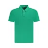 Pepe Jeans Green Cotton Polo Shirt In Green