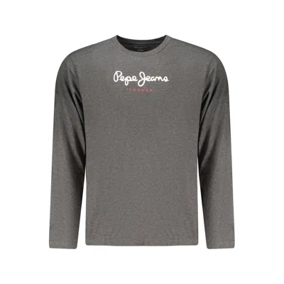Pepe Jeans Grigio Cotton Men T-shirt In Gray