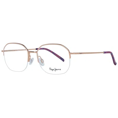 Pepe Jeans Ladies' Spectacle Frame  Pj1322 50c3 Gbby2 In Gold