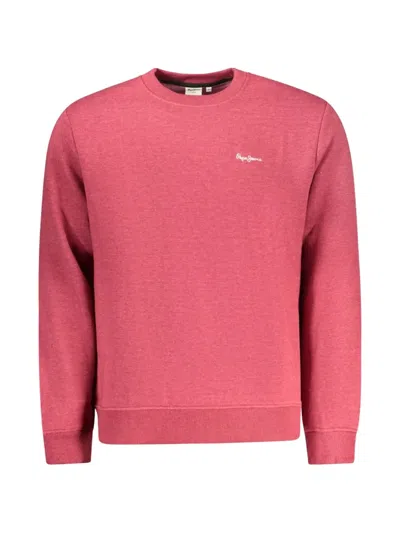 Pepe Jeans Logo-embroidered Sweater In Purple
