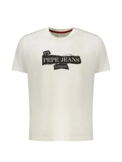 Pepe Jeans Logo-print Cotton T-shirt In Animal Print
