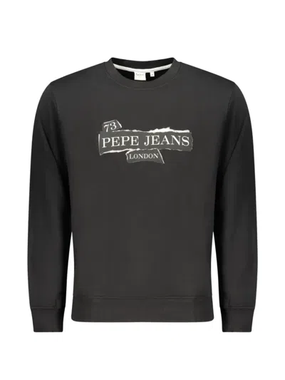 Pepe Jeans Logo-print Sweatshirt In Black