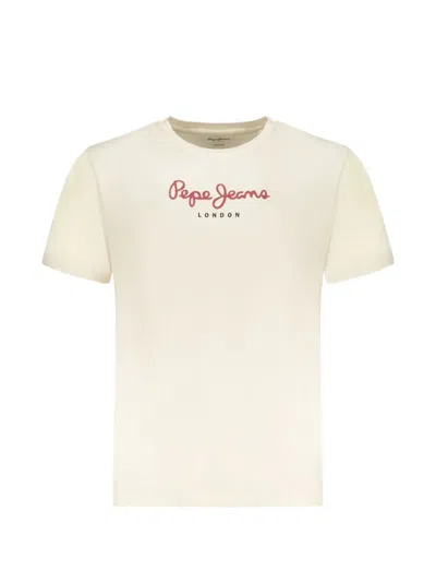 Pepe Jeans Logo-print T-shirt In Neutral