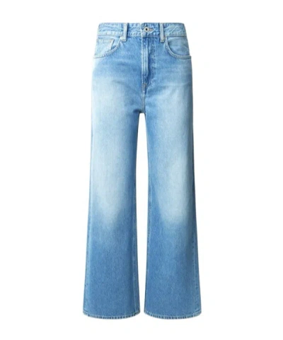 Pepe Jeans London Belt-loop Jeans In Medium Blue