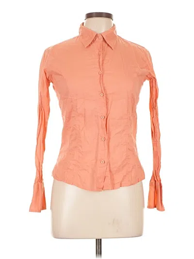 Pre-owned Pepe Jeans Long Sleeve Blouse In Orange