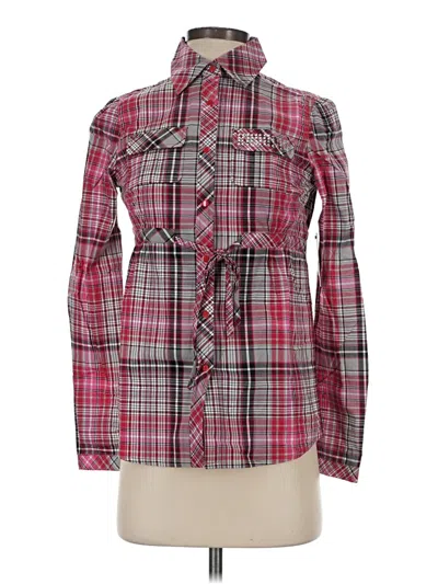 Pre-owned Pepe Jeans Long Sleeve Button Down Shirt In Red