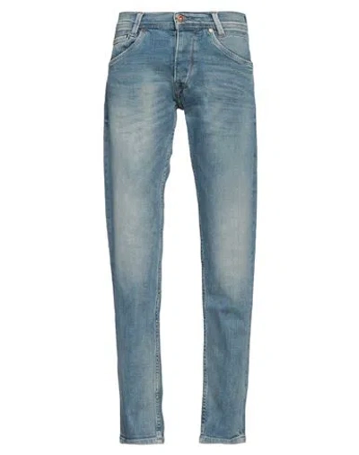 Pepe Jeans Man Jeans Blue Size 30w-32l Cotton, Polyester, Elastane