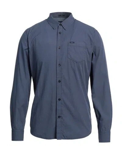 Pepe Jeans Man Shirt Navy Size M Cotton