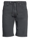 Pepe Jeans Man Shorts & Bermuda Shorts Charcoal Size 30 Cotton, Polyester, Elastane In Grey