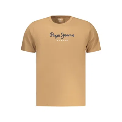 Pepe Jeans Marrone Cotton Men T-shirt