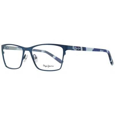 Pepe Jeans Men' Spectacle Frame  Pj1224 54c3 Gbby2 In Blue