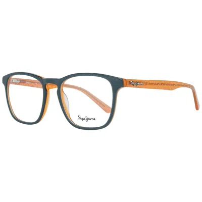 Pepe Jeans Men' Spectacle Frame  Pj3367 53c3 Gbby2 In Yellow