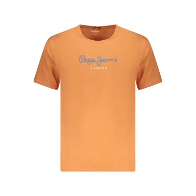 Pepe Jeans Orange Cotton T-shirt