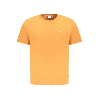 PEPE JEANS ORANGE COTTON T-SHIRT