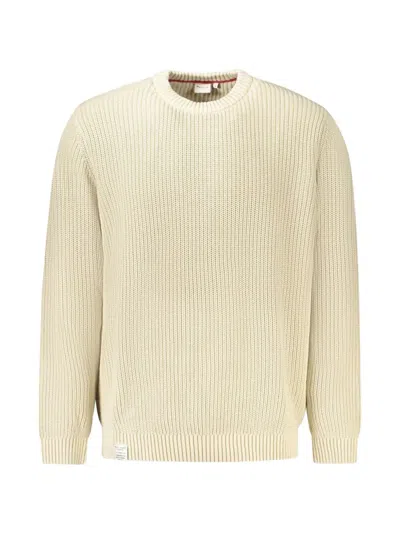 Pepe Jeans Parker Ribbed-knit Sweater In Neutral