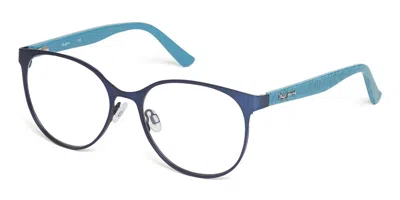 Pepe Jeans Pj1299 Men's Glasses, Blue, Size 53
