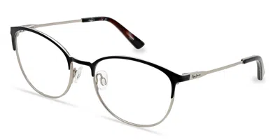 Pepe Jeans Pj1365 Men's Glasses, Black, Size 50 In Multi