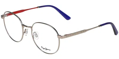 Pepe Jeans Pj1425 Men's Glasses, Silver, Size 51
