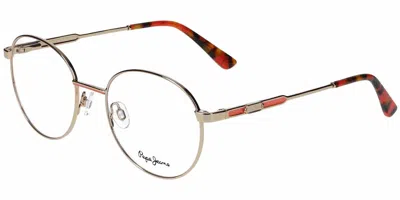 Pepe Jeans Pj1432 Women's Glasses, Gold, Size 52 In Multi