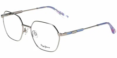 Pepe Jeans Pj1453 Women's Glasses, Silver, Size 54