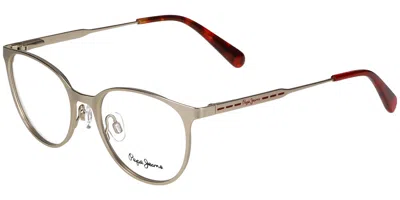 Pepe Jeans Pj2061 Women's Glasses, Gold, Size 45