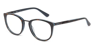 Pepe Jeans Pj3323 Men's Glasses, Tortoiseshell, Size 49 In Brown