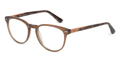 Pepe Jeans Pj3333 Men's Glasses, Brown, Size 49