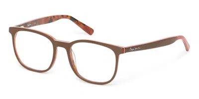 Pepe Jeans Pj3371 Men's Glasses, Brown, Size 52
