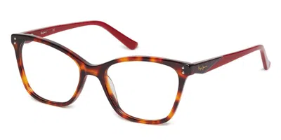 Pepe Jeans Pj3397 Women's Glasses, Tortoiseshell, Size 52 In Brown