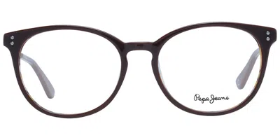Pepe Jeans Pj3408 Men's Glasses, Brown, Size 52