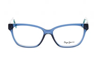 Pepe Jeans Pj3424 Eyeglasses In Blue / Clear Lens